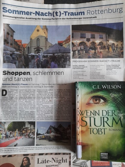 Zeitungsartikel zu Sommer Nach-Traum in Rottenburg, Taschenbuch 